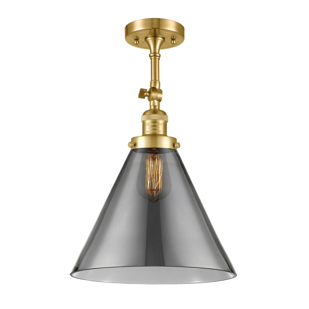 Innovations Franklin Restoration 201F-SG-G43-L Ceiling Light - Satin Gold