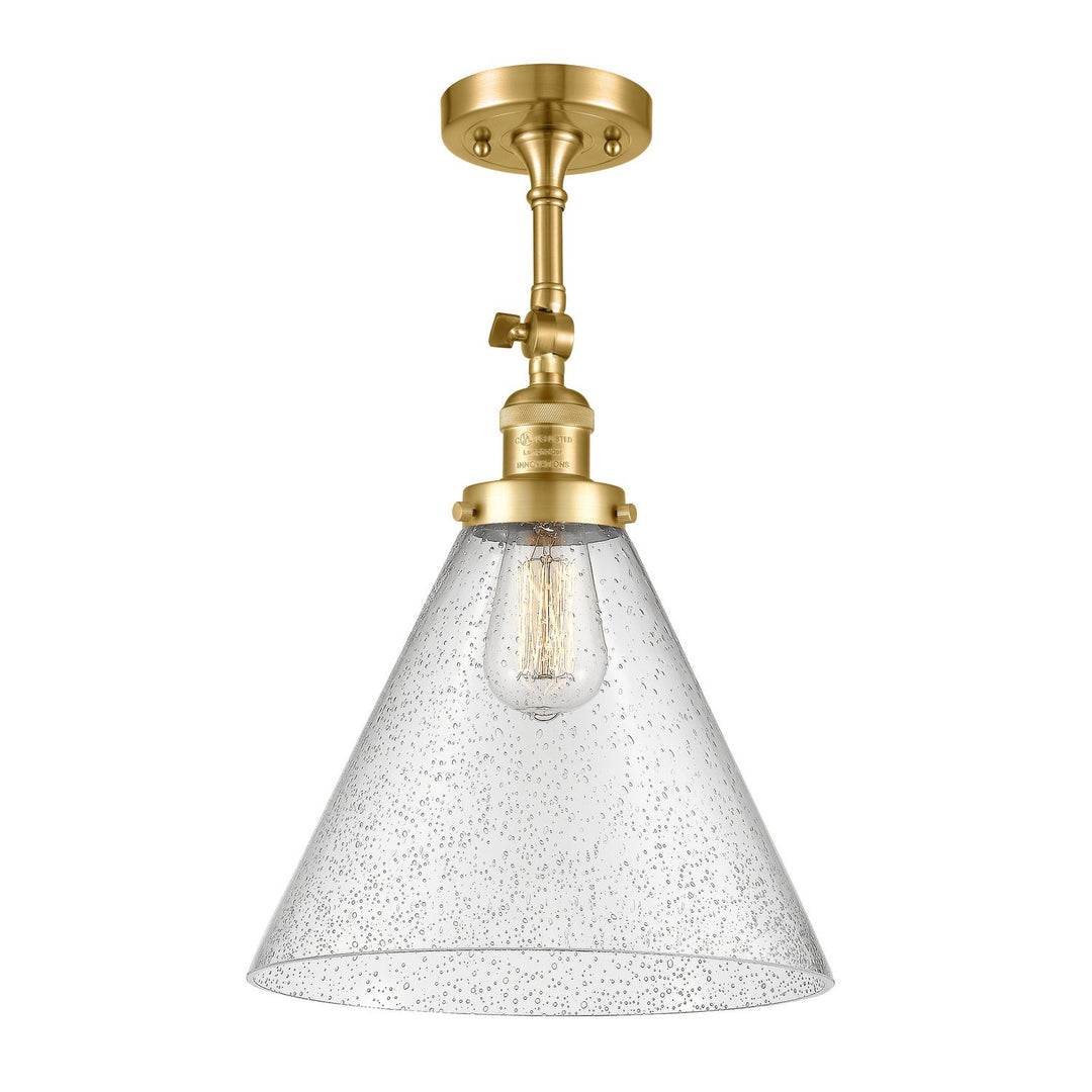 Innovations Franklin Restoration 201F-SG-G44-L Ceiling Light - Satin Gold