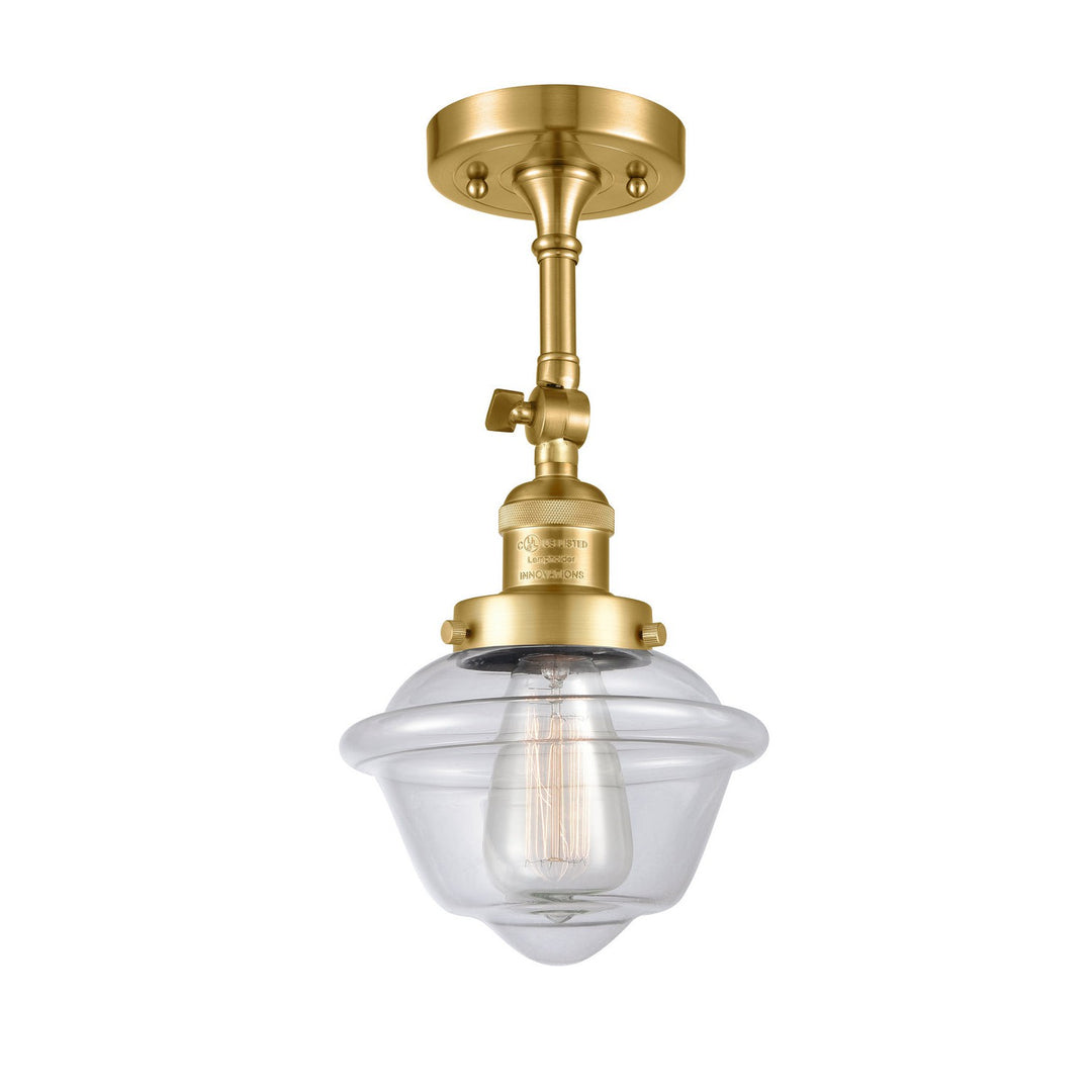 Innovations Franklin Restoration 201F-SG-G532 Ceiling Light - Satin Gold