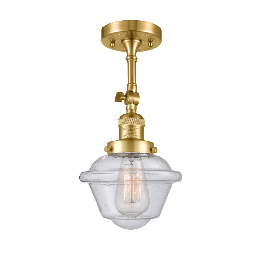 Innovations Franklin Restoration 201F-SG-G534 Ceiling Light - Satin Gold