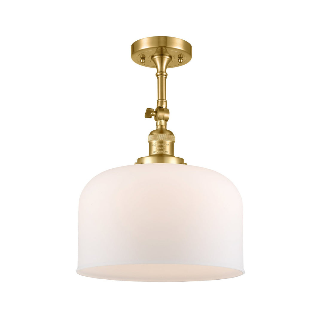 Innovations Franklin Restoration 201F-SG-G71-L Ceiling Light - Satin Gold