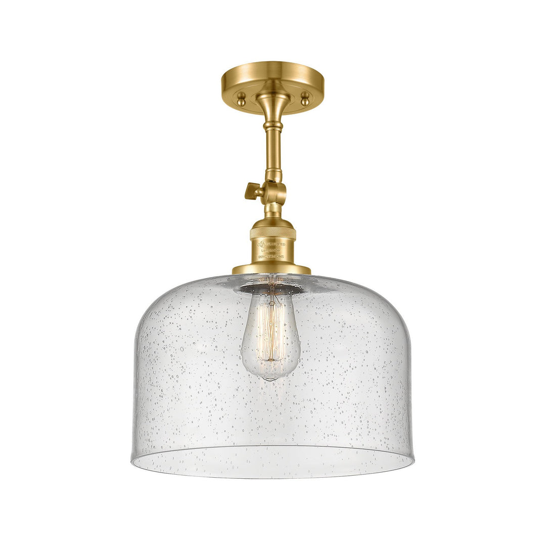 Innovations Franklin Restoration 201F-SG-G74-L Ceiling Light - Satin Gold