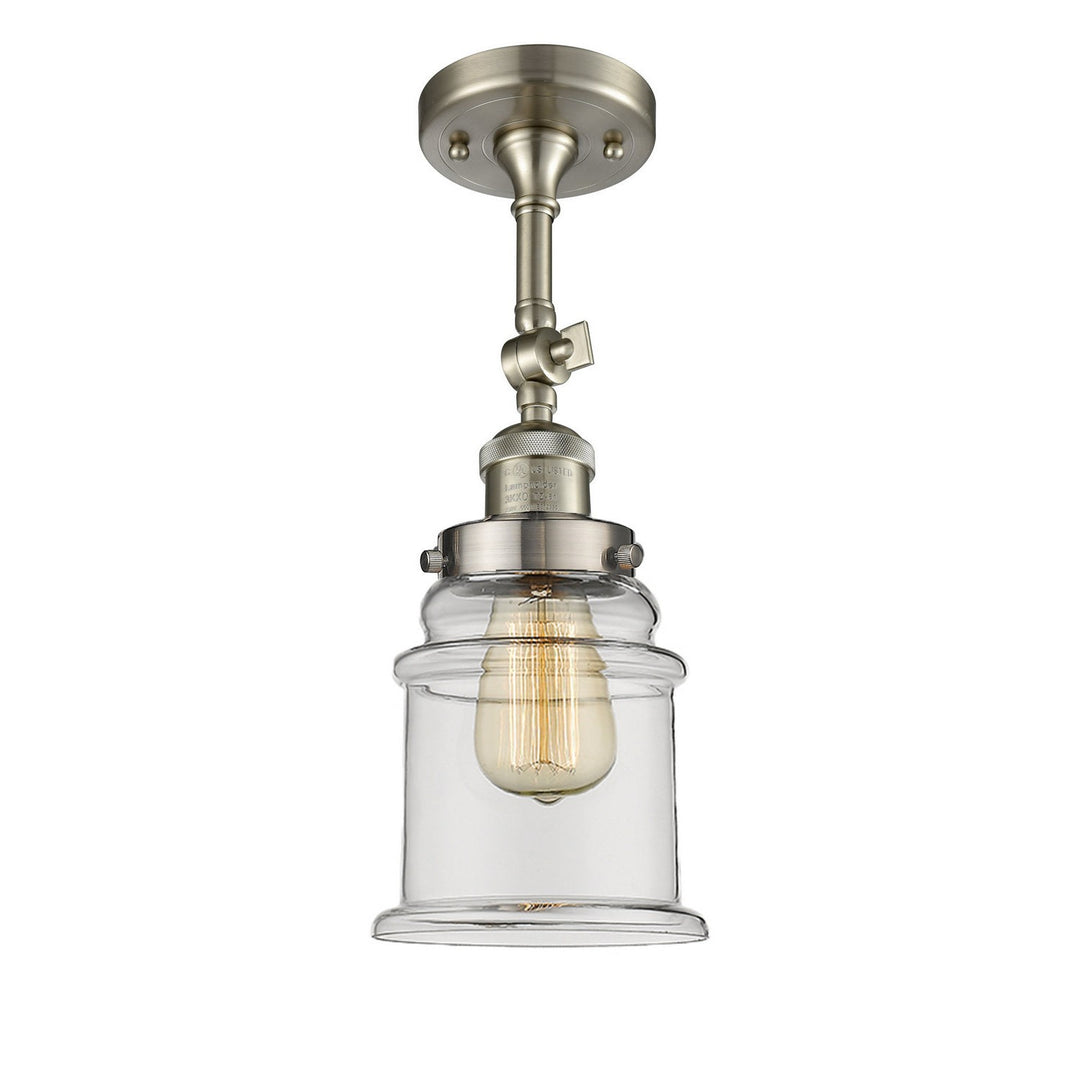 Innovations Franklin Restoration 201F-SN-G182-LED Ceiling Light - Brushed Satin Nickel