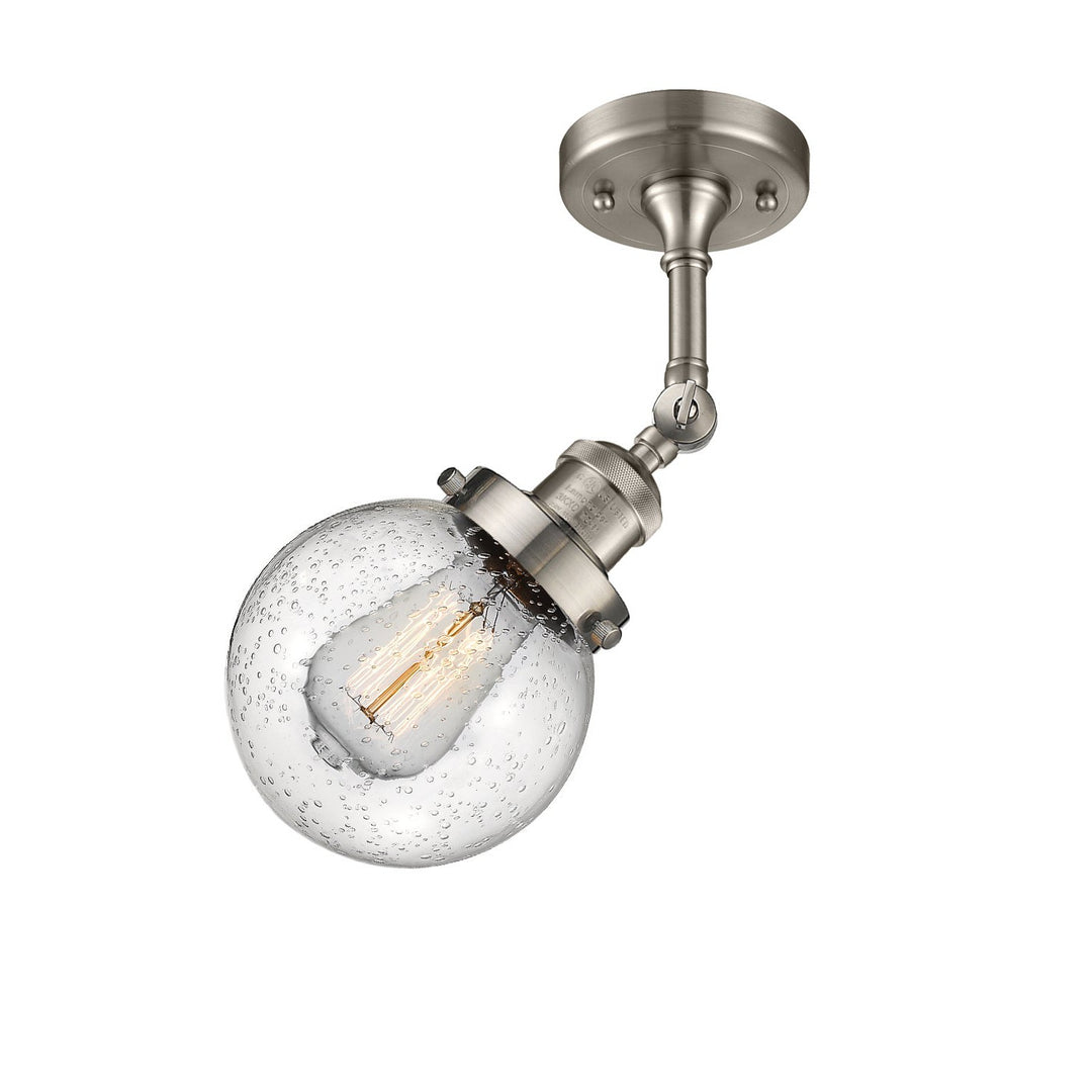Innovations Franklin Restoration 201F-SN-G204-6-LED Ceiling Light - Brushed Satin Nickel