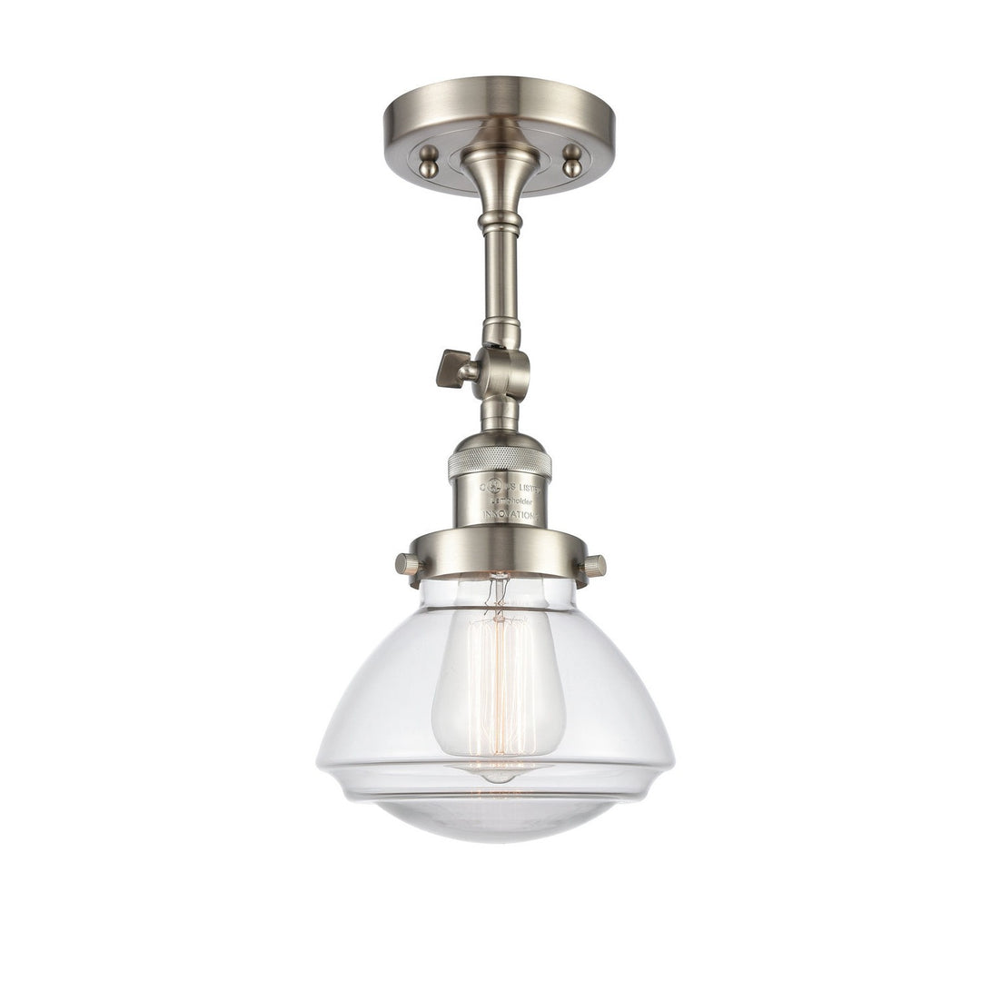 Innovations Franklin Restoration 201F-SN-G322-LED Ceiling Light - Brushed Satin Nickel