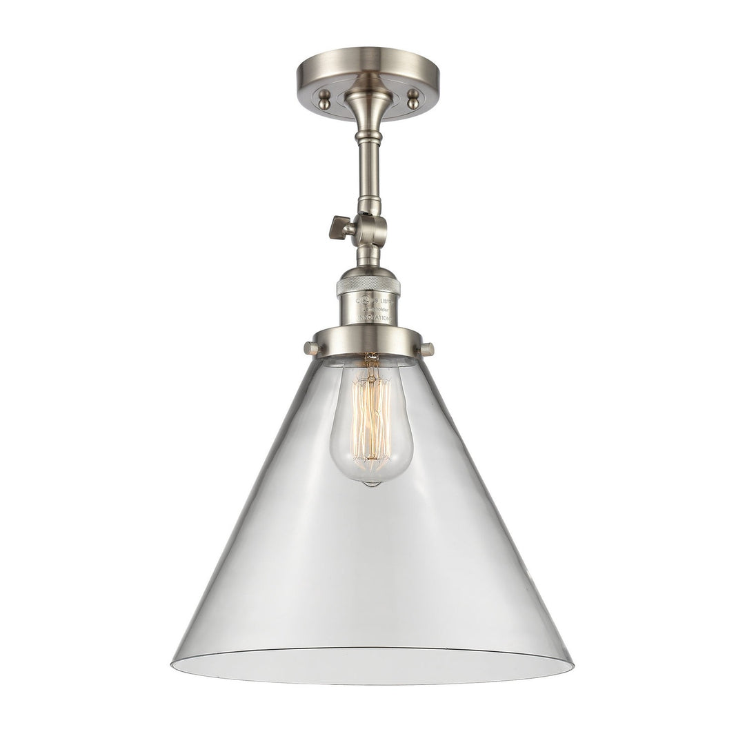 Innovations Franklin Restoration 201F-SN-G42-L-LED Ceiling Light - Brushed Satin Nickel