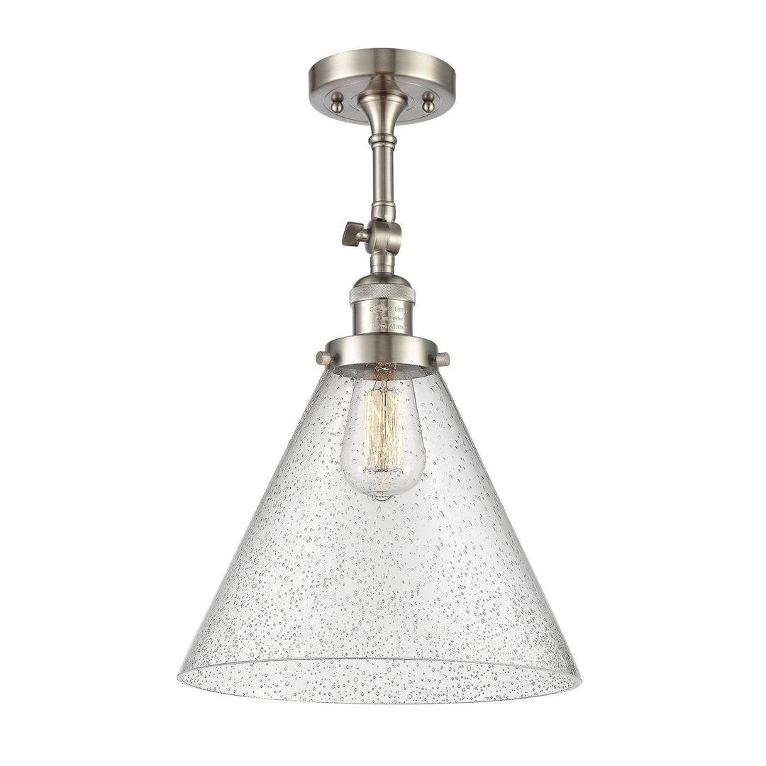 Innovations Franklin Restoration 201F-SN-G44-L-LED Ceiling Light - Brushed Satin Nickel