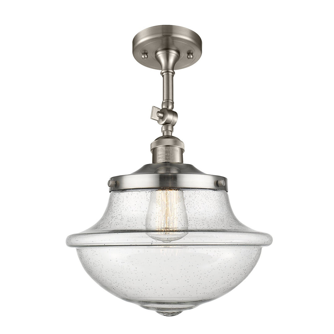Innovations Franklin Restoration 201F-SN-G544-LED Ceiling Light - Brushed Satin Nickel