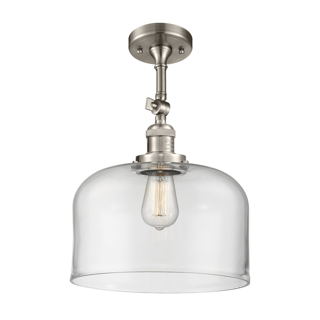Innovations Franklin Restoration 201F-SN-G72-L-LED Ceiling Light - Brushed Satin Nickel