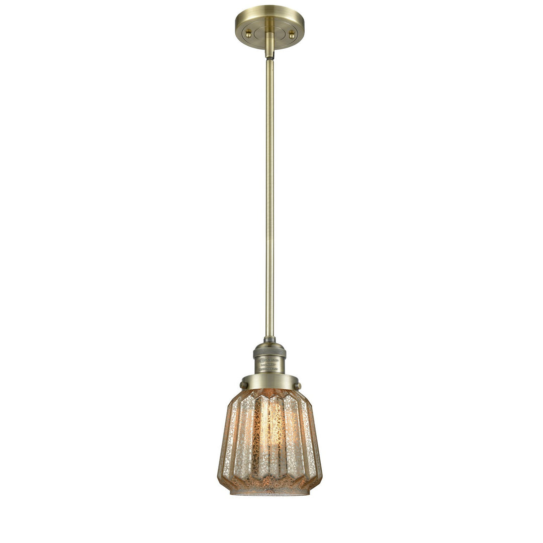 Innovations Franklin Restoration 201S-AB-G146-LED Pendant Light - Antique Brass