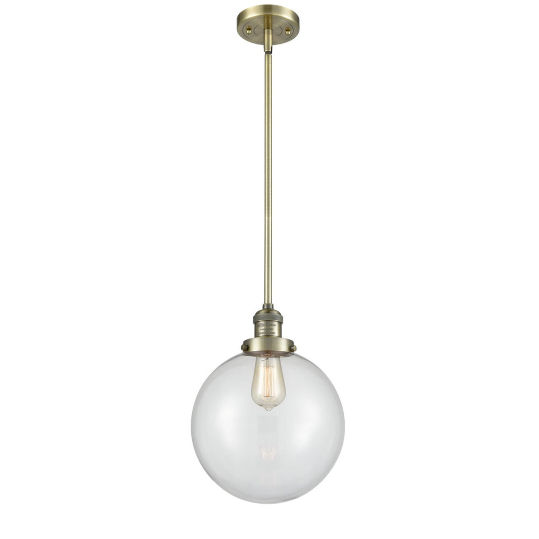 Innovations Franklin Restoration 201S-AB-G202-10-LED Pendant Light - Antique Brass