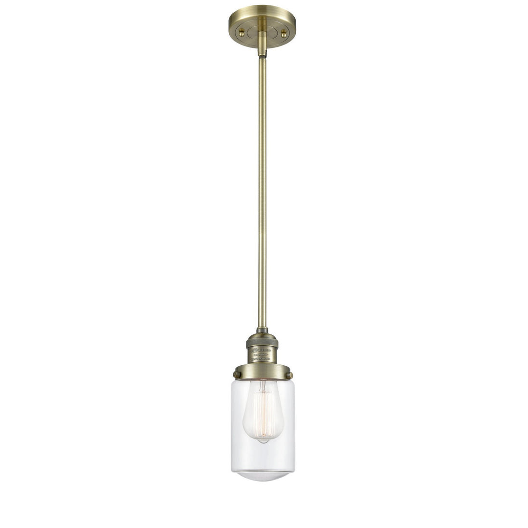 Innovations Franklin Restoration 201S-AB-G312 Pendant Light - Antique Brass