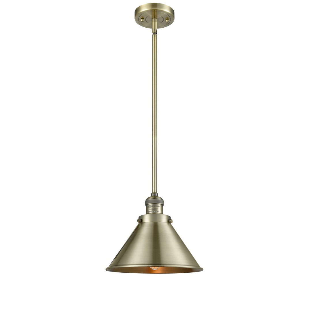 Innovations Franklin Restoration 201S-AB-M10-AB-LED Pendant Light - Antique Brass