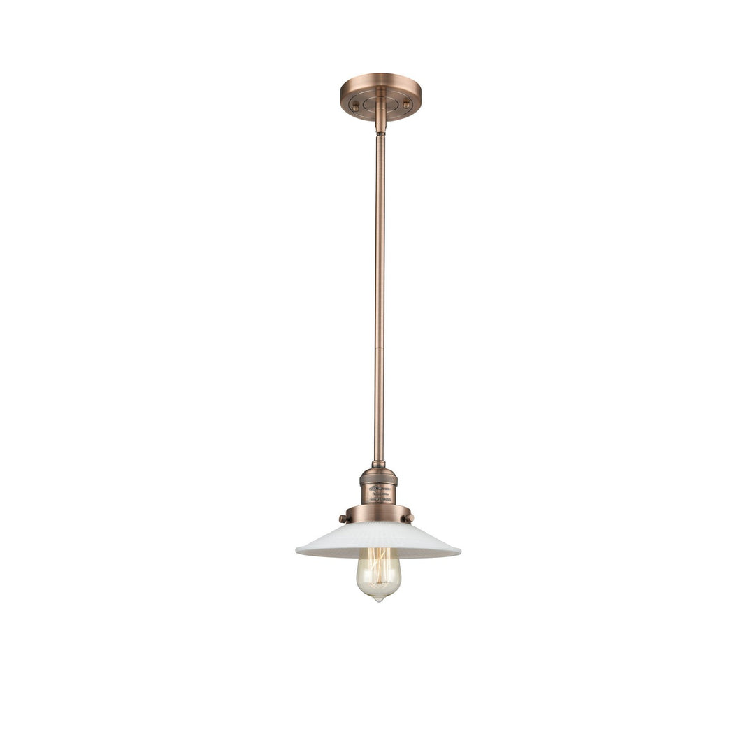 Innovations Franklin Restoration 201S-AC-G1-LED Pendant Light - Antique Copper
