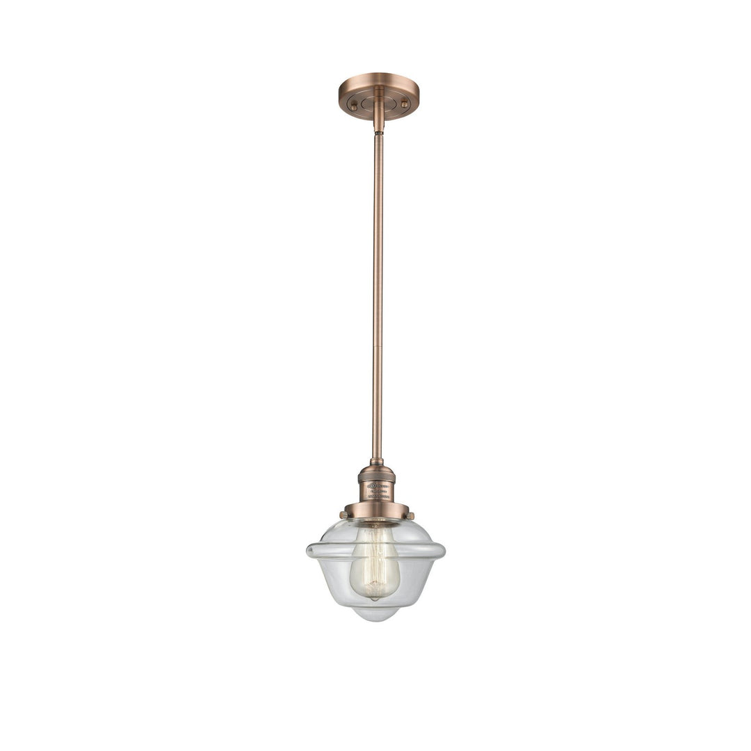 Innovations Franklin Restoration 201S-AC-G532-LED Pendant Light - Antique Copper