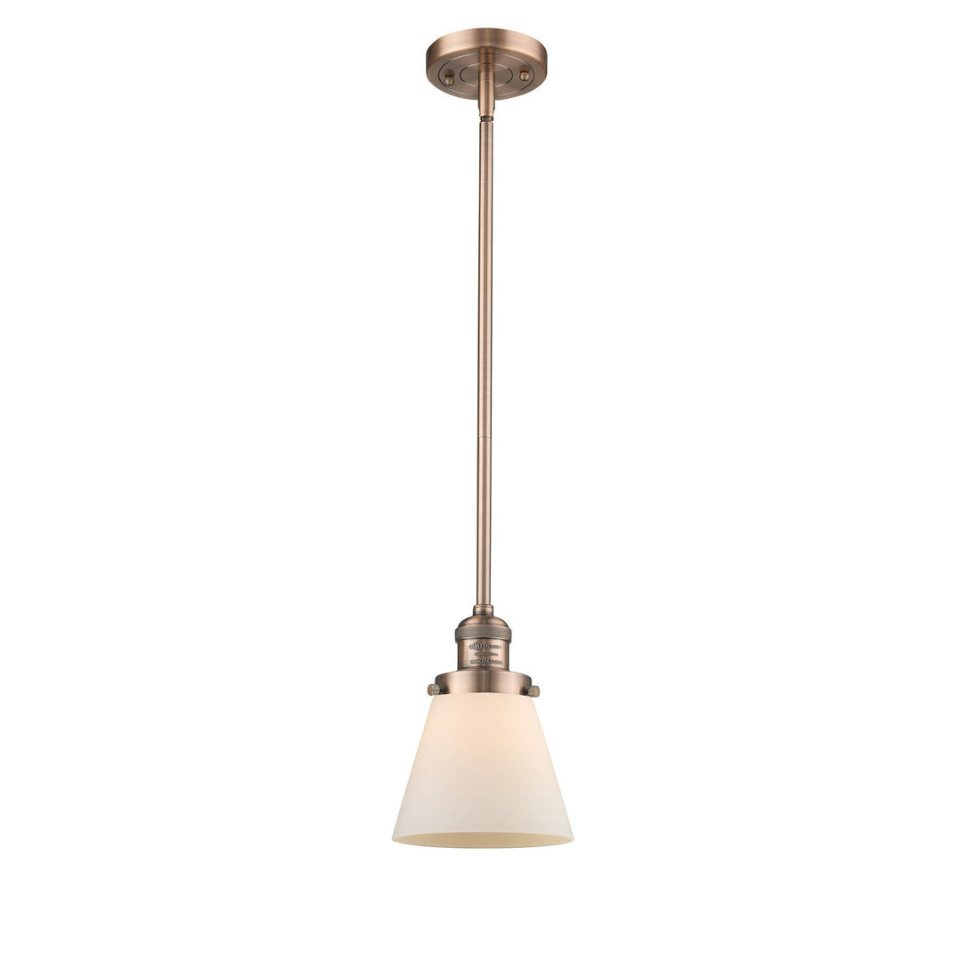 Innovations Franklin Restoration 201S-AC-G61-LED Pendant Light - Antique Copper