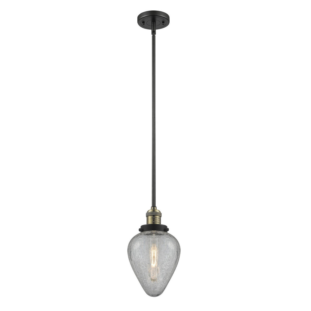 Innovations Franklin Restoration 201S-BAB-G165 Pendant Light - Black Antique Brass