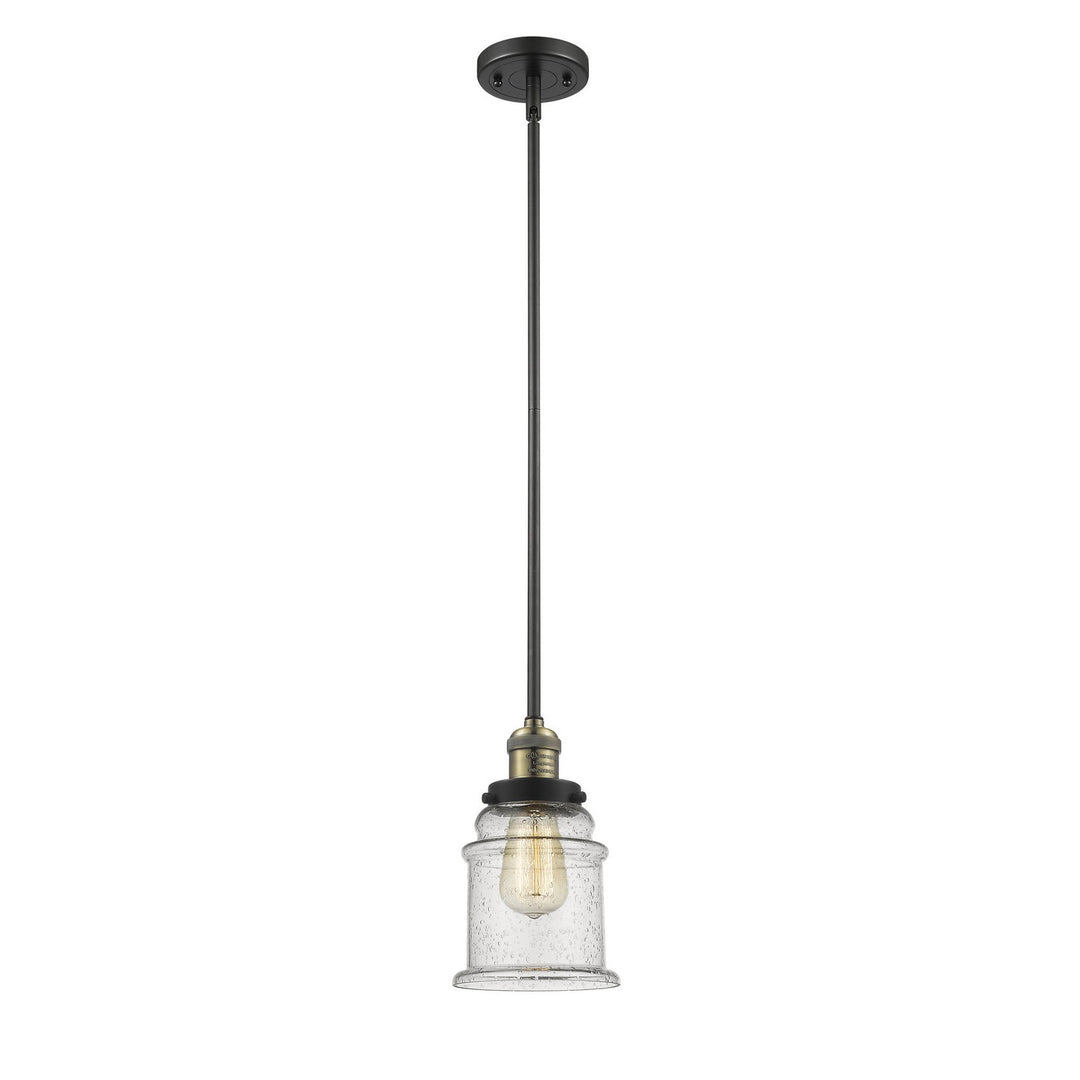 Innovations Franklin Restoration 201S-BAB-G184 Pendant Light - Black Antique Brass