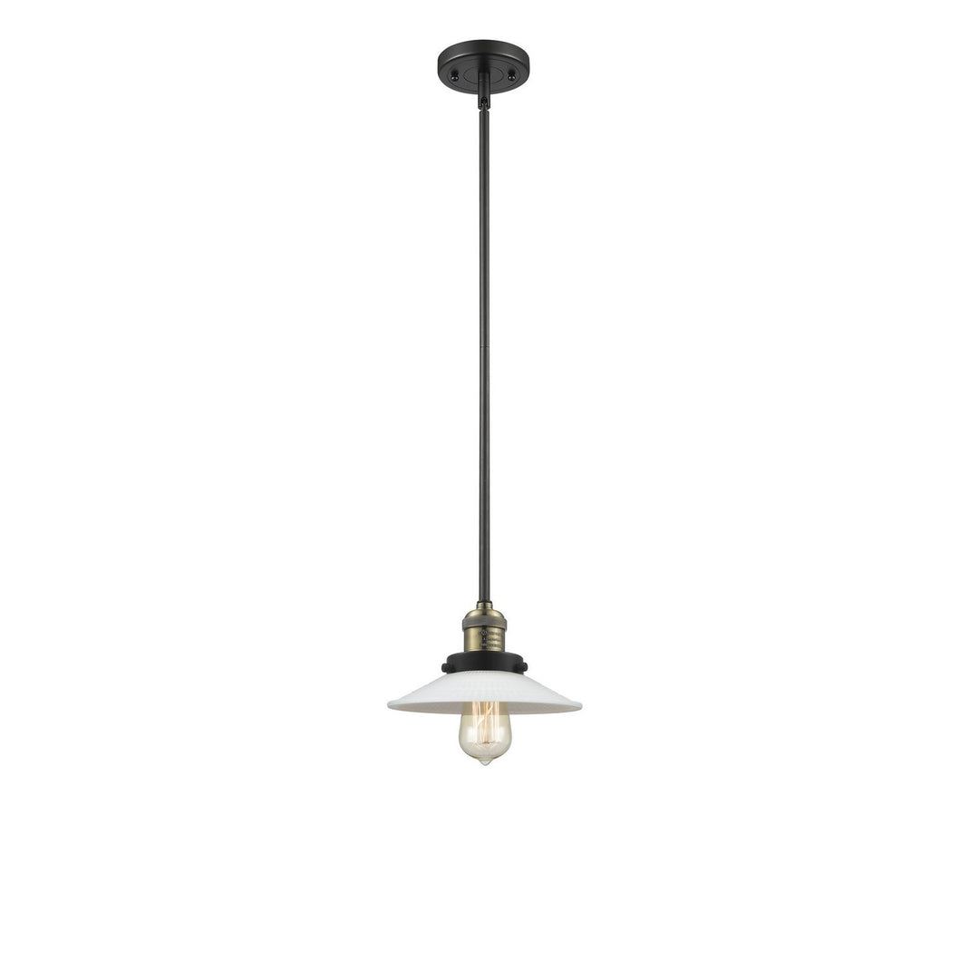 Innovations Franklin Restoration 201S-BAB-G1-LED Pendant Light - Black Antique Brass