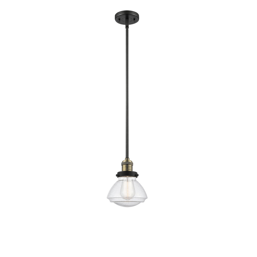 Innovations Franklin Restoration 201S-BAB-G324-LED Pendant Light - Black Antique Brass