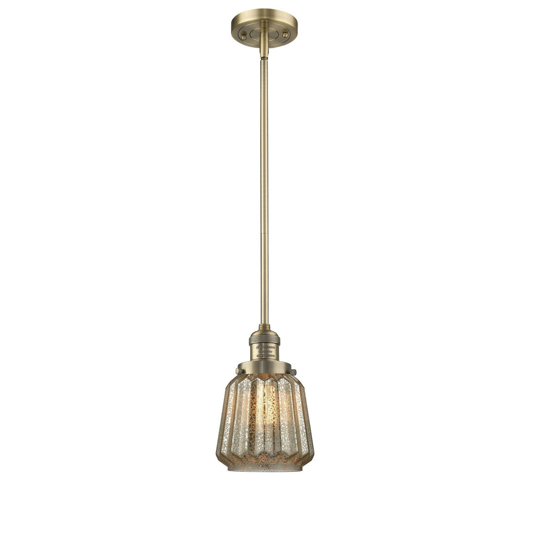Innovations Franklin Restoration 201S-BB-G146-LED Pendant Light - Brushed Brass