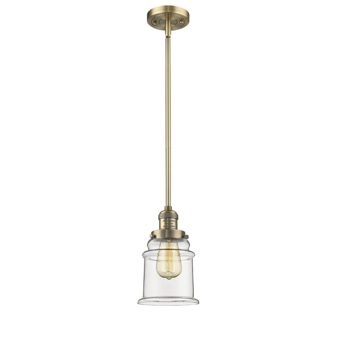 Innovations Franklin Restoration 201S-BB-G182-LED Pendant Light - Brushed Brass