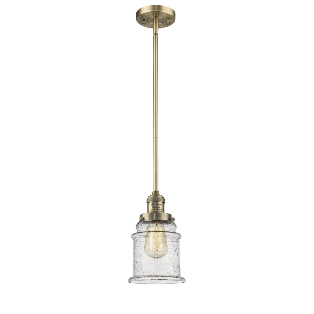 Innovations Franklin Restoration 201S-BB-G184-LED Pendant Light - Brushed Brass