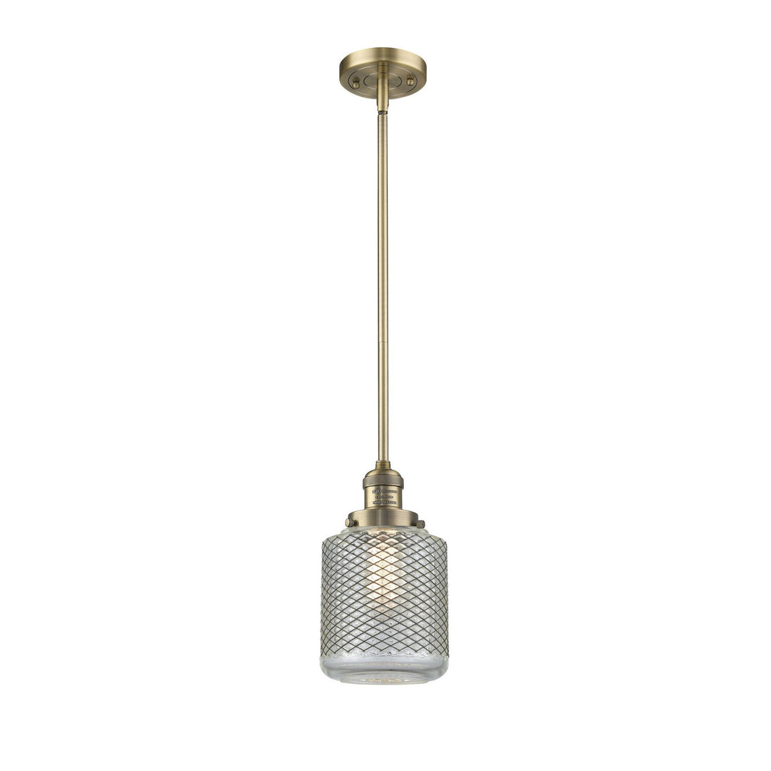Innovations Franklin Restoration 201S-BB-G262-LED Pendant Light - Brushed Brass