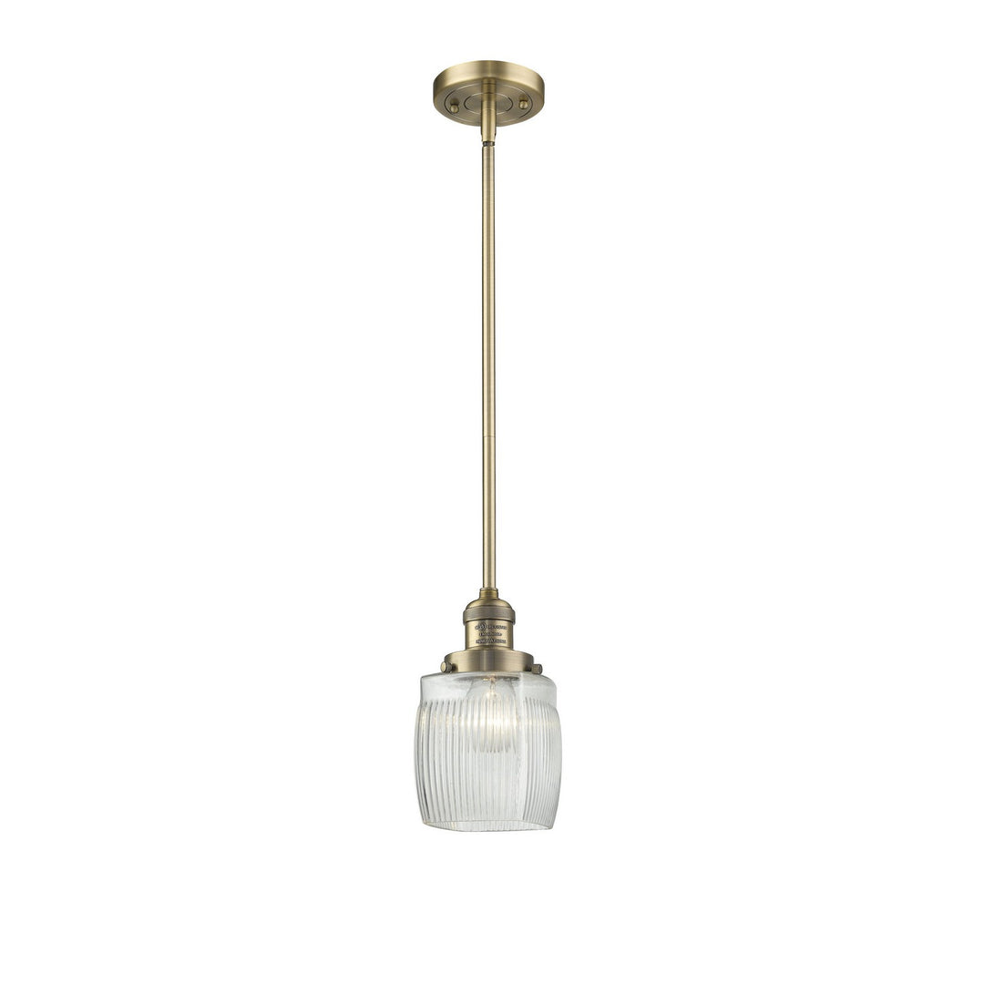 Innovations Franklin Restoration 201S-BB-G302-LED Pendant Light - Brushed Brass