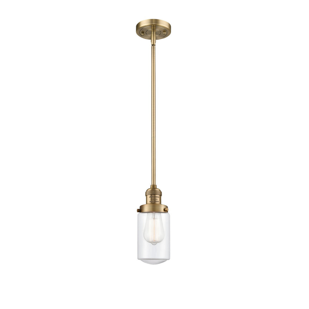 Innovations Franklin Restoration 201S-BB-G312-LED Pendant Light - Brushed Brass