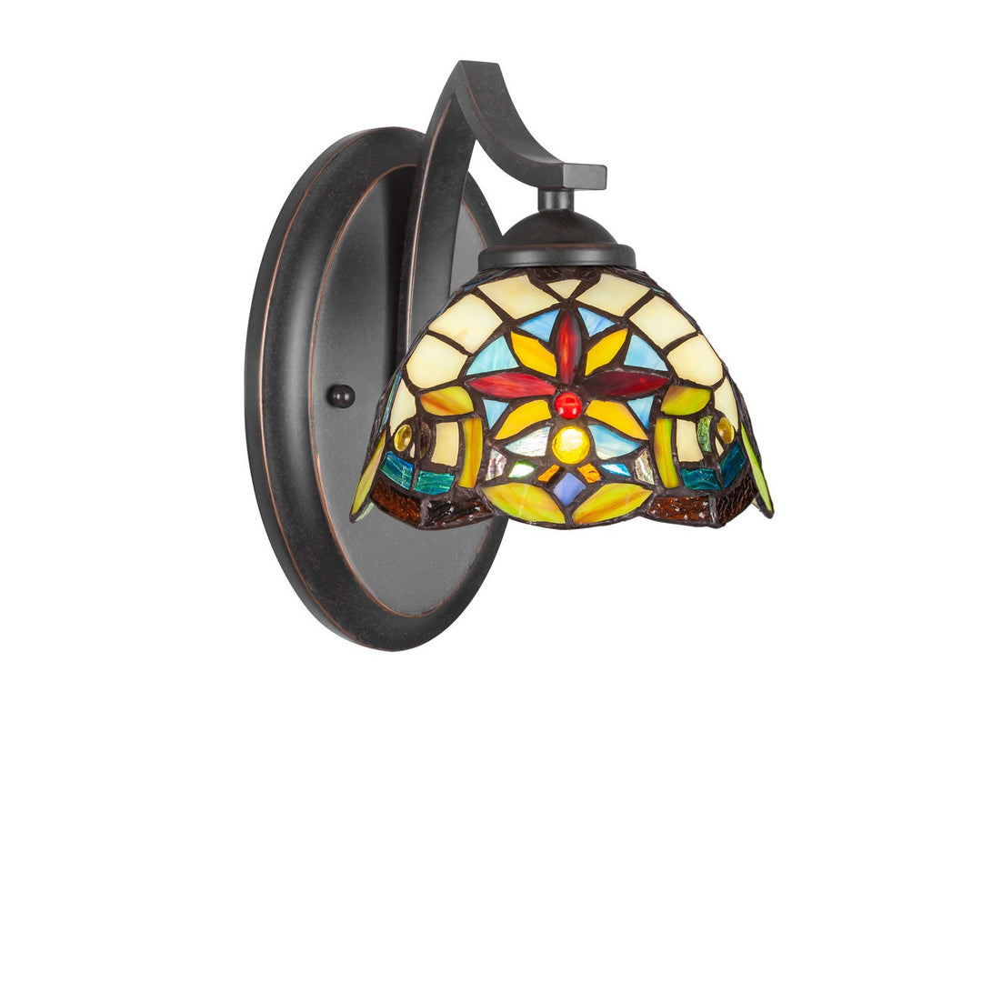 Toltec Zilo 551-dg-9365 Wall Sconce Light - Dark Granite