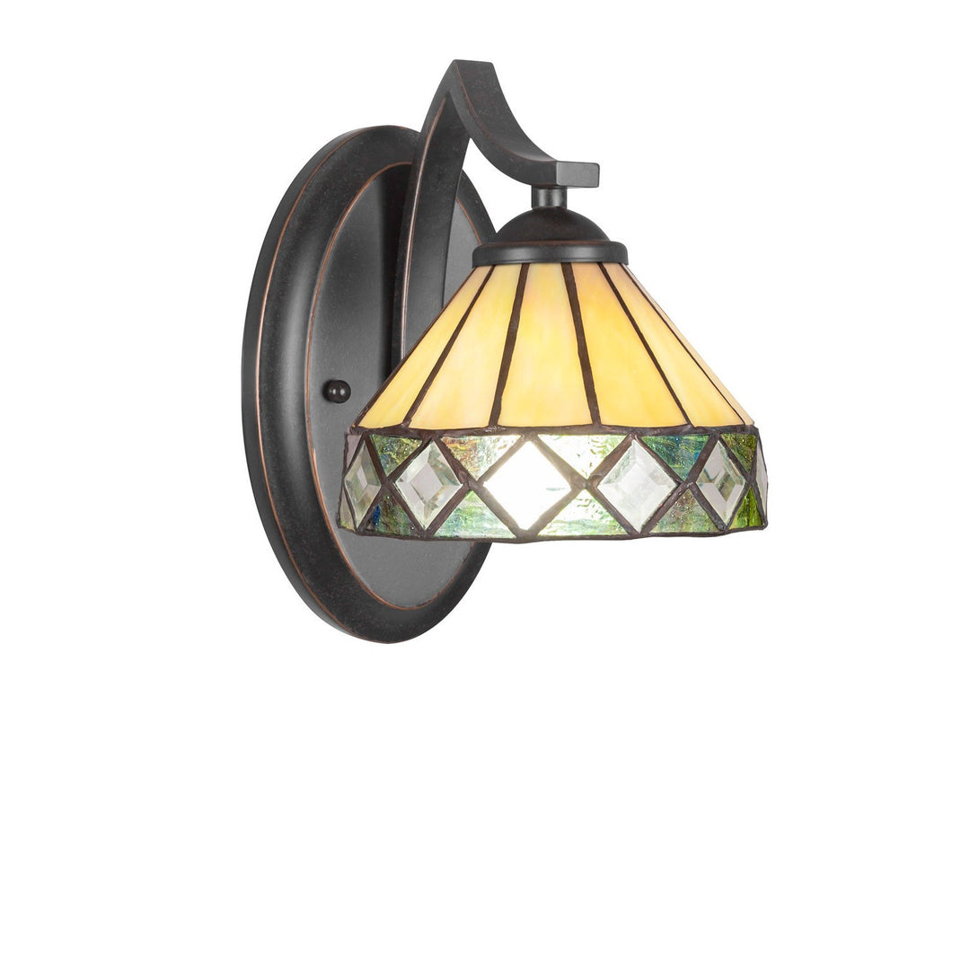 Toltec Zilo 551-dg-9405 Wall Sconce Light - Dark Granite