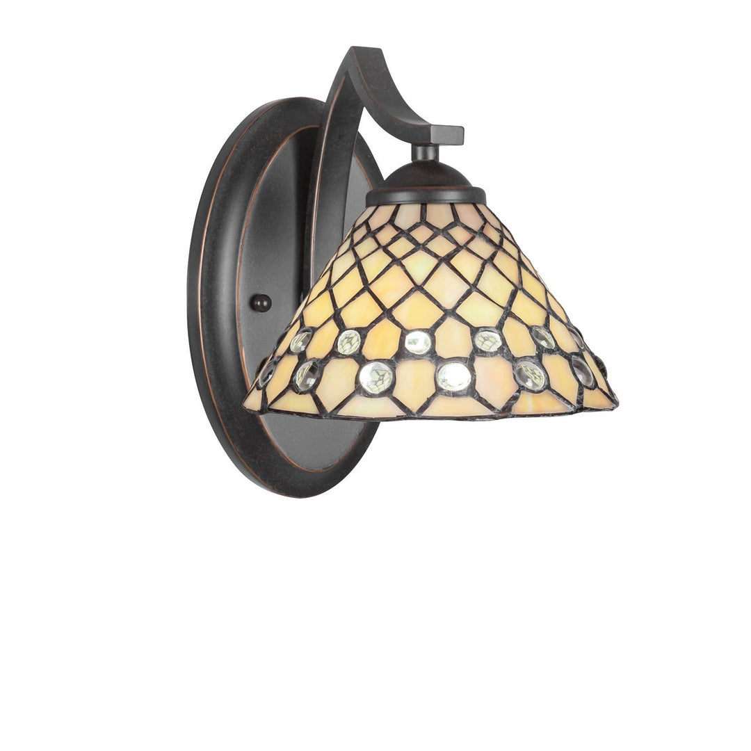 Toltec Zilo 551-dg-9415 Wall Sconce Light - Dark Granite