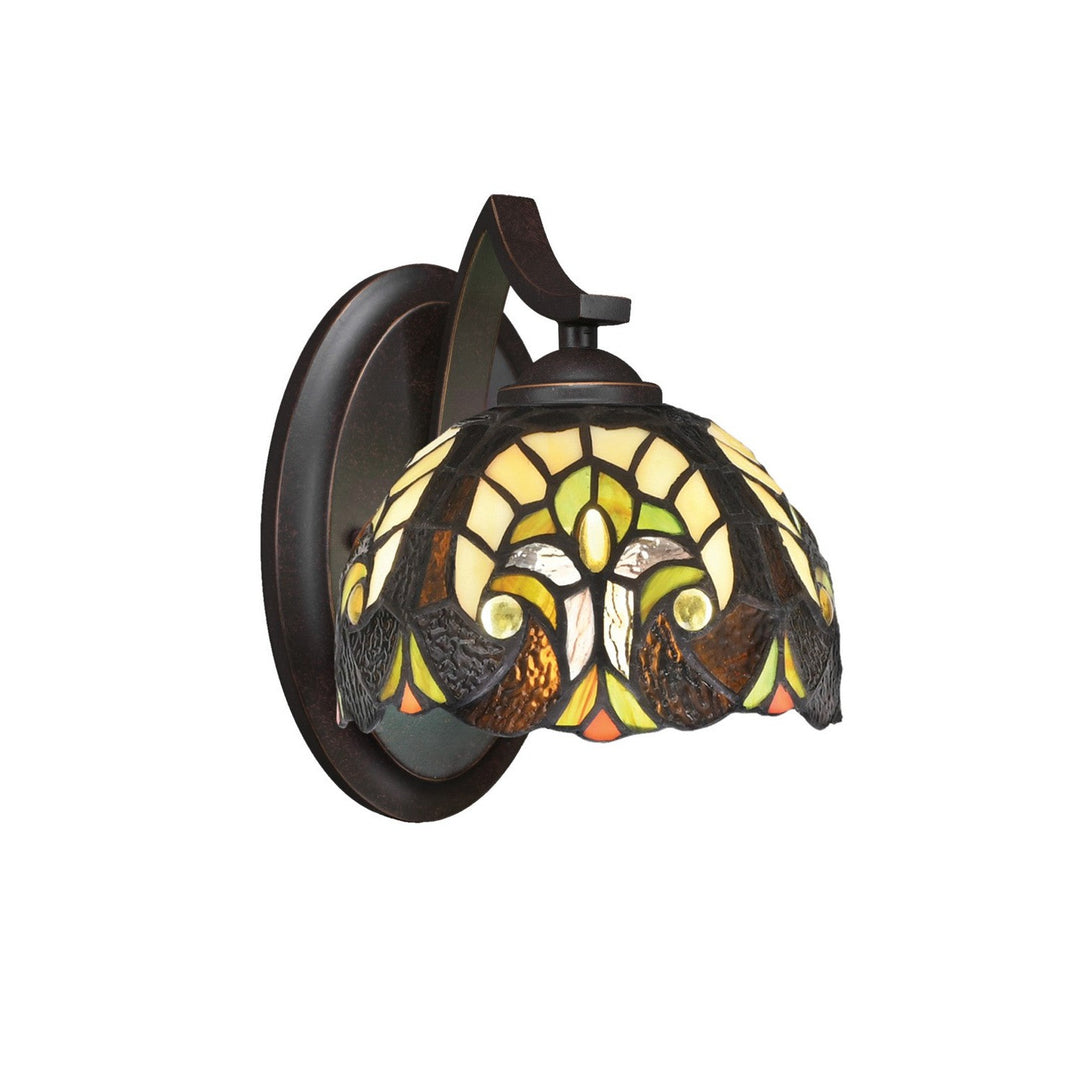 Toltec Zilo 551-dg-9445 Wall Sconce Light - Dark Granite