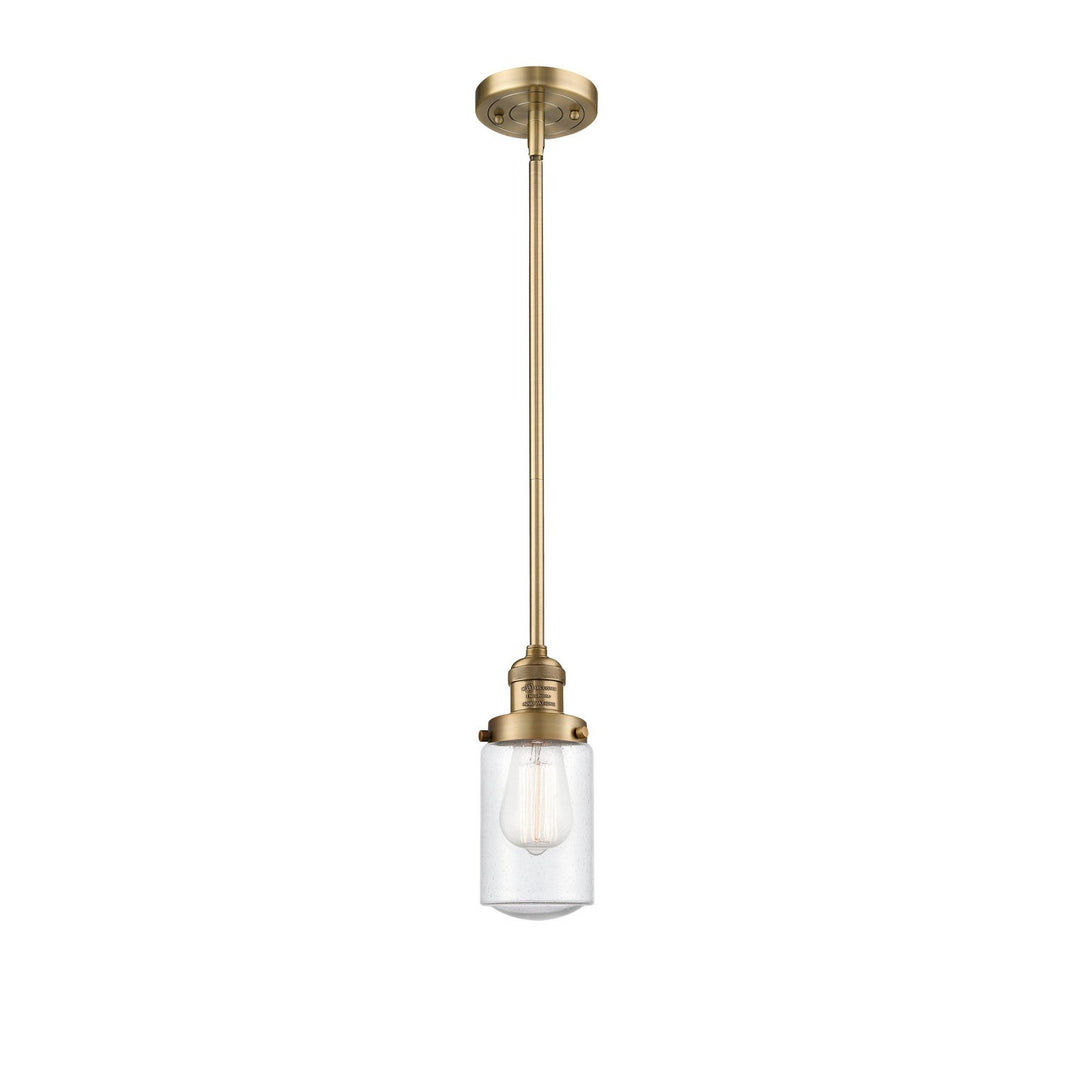 Innovations Franklin Restoration 201S-BB-G314 Pendant Light - Brushed Brass