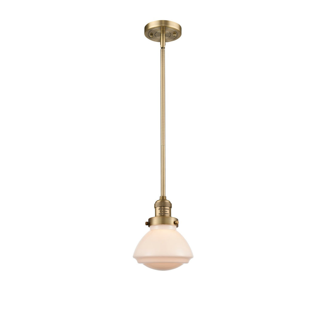 Innovations Franklin Restoration 201S-BB-G321-LED Pendant Light - Brushed Brass
