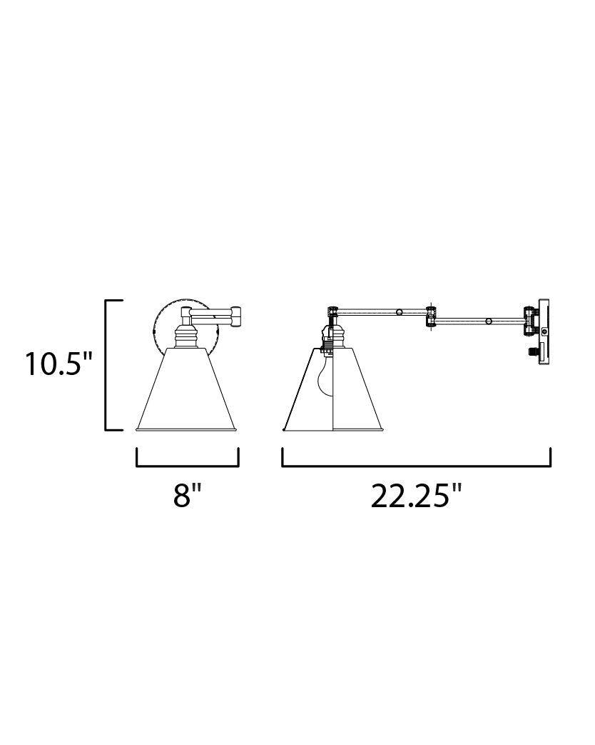 Maxim Lighting 12220HR  Library Lamp Heritage