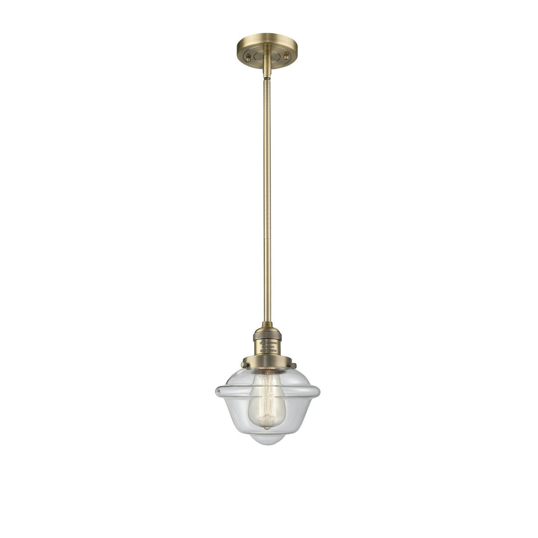 Innovations Franklin Restoration 201S-BB-G532 Pendant Light - Brushed Brass