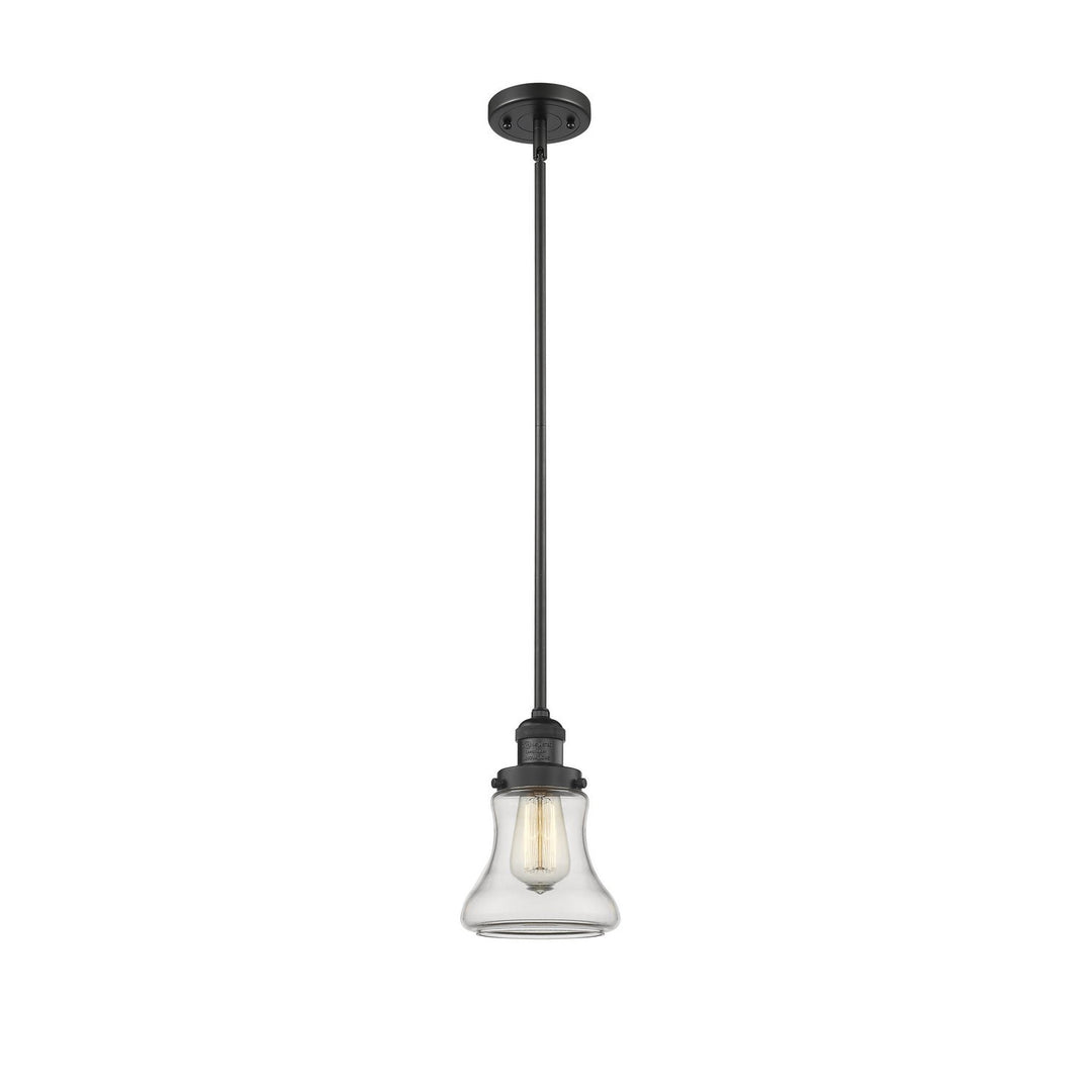 Innovations Franklin Restoration 201S-BK-G192 Pendant Light - Matte Black