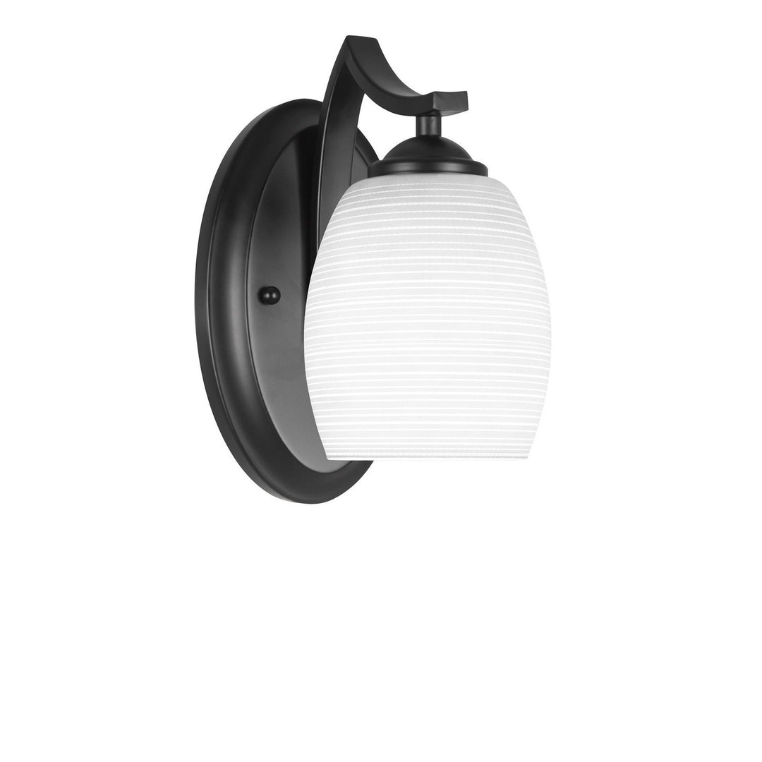 Toltec Zilo 551-mb-4021 Wall Sconce Light - Graphite