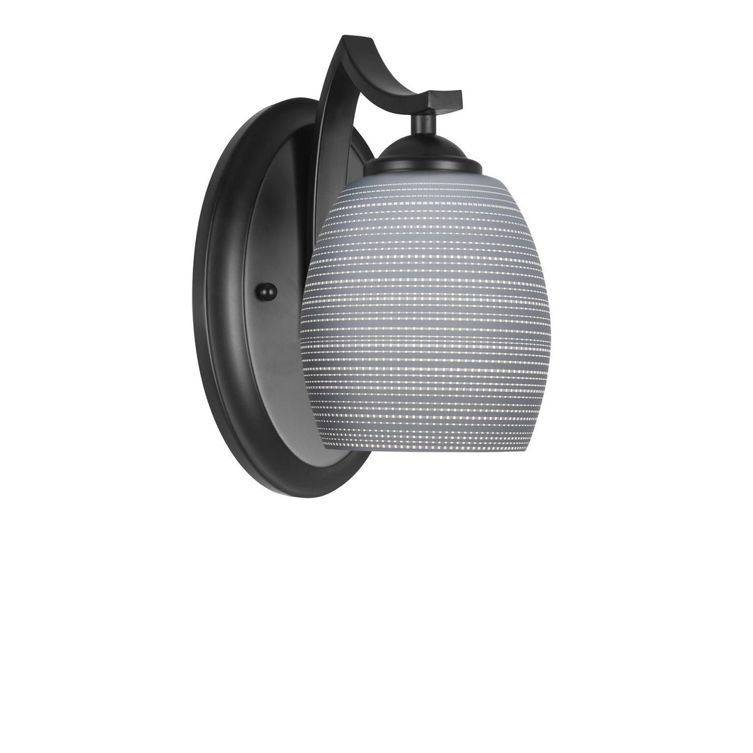 Toltec Zilo 551-mb-4022 Wall Sconce Light - Graphite