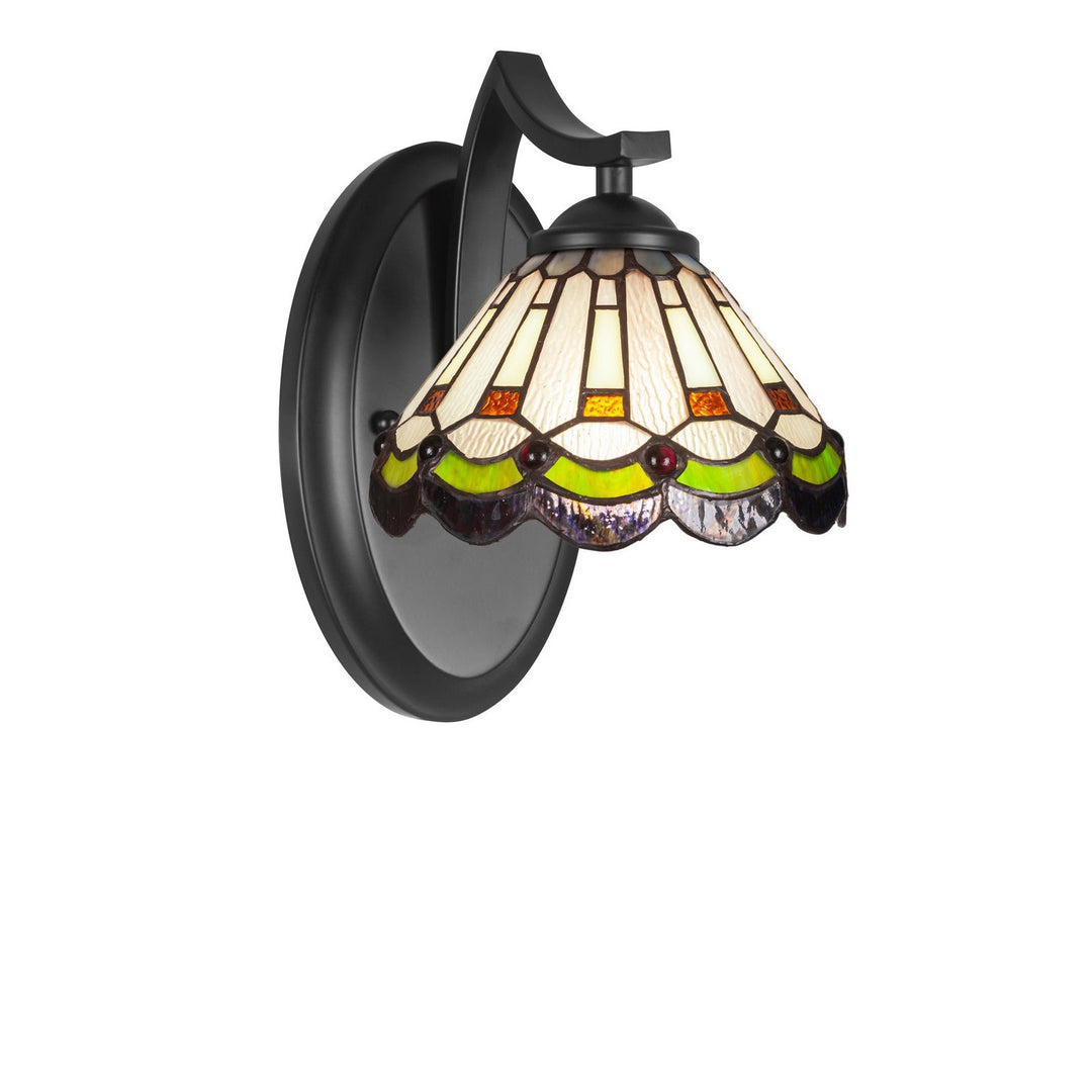 Toltec Zilo 551-mb-9395 Wall Sconce Light - Graphite