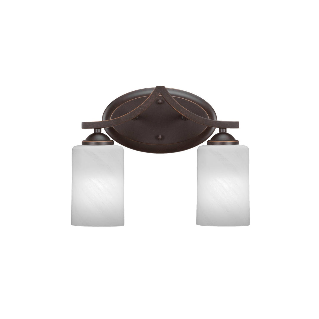 Toltec Zilo 552-dg-3001 Bath Vanity Light 14 in. wide - Dark Granite