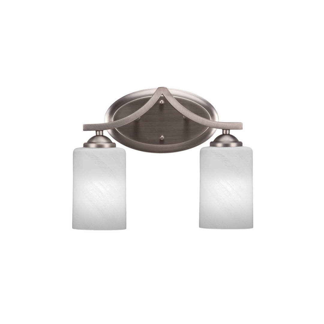 Toltec Zilo 552-gp-3001 Bath Vanity Light 14 in. wide - Graphite