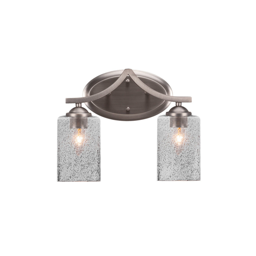 Toltec Zilo 552-gp-3002 Bath Vanity Light 14 in. wide - Graphite