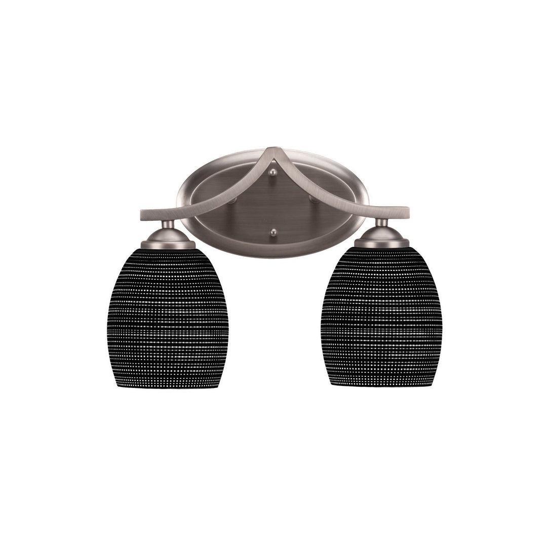 Toltec Zilo 552-gp-4029 Bath Vanity Light 14 in. wide - Graphite