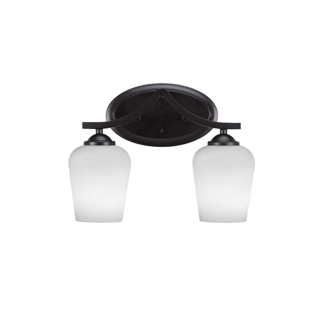 Toltec Zilo 552-mb-211 Bath Vanity Light 14 in. wide - Matte Black