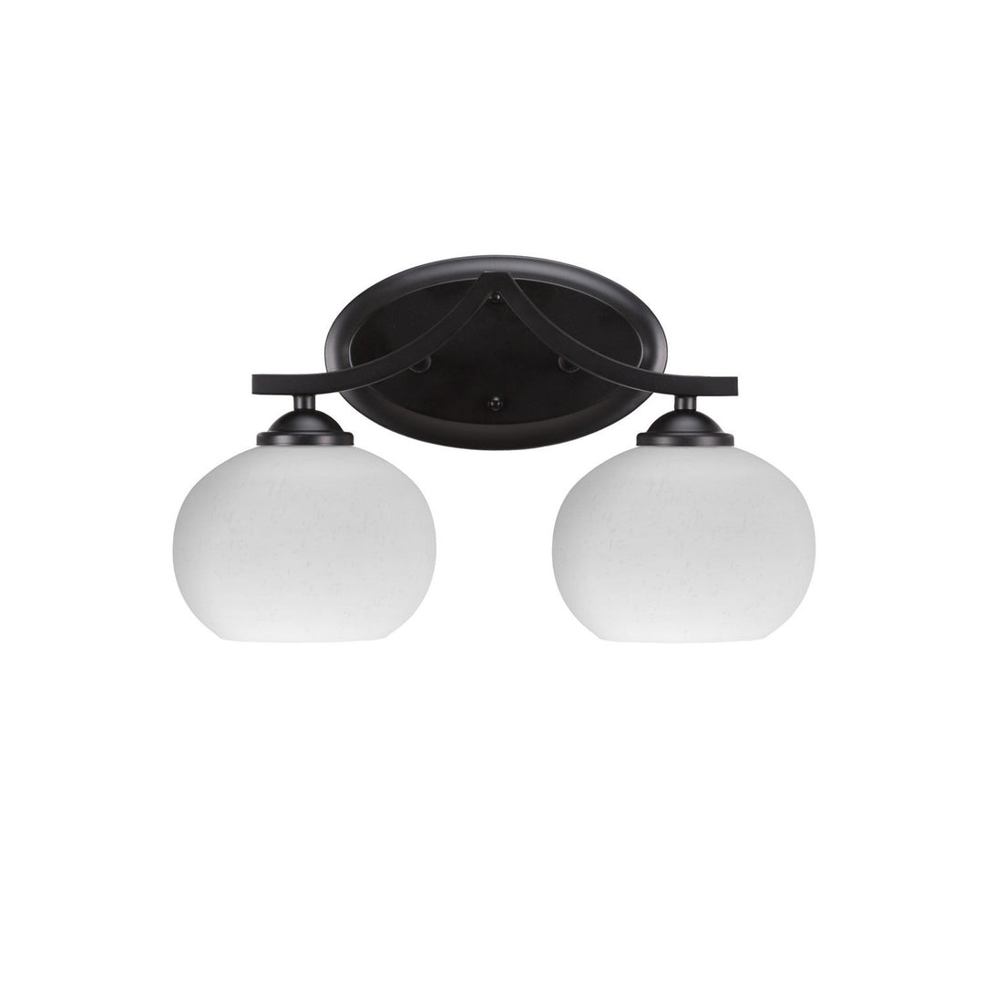 Toltec Zilo 552-mb-212 Bath Vanity Light 16 in. wide - Matte Black