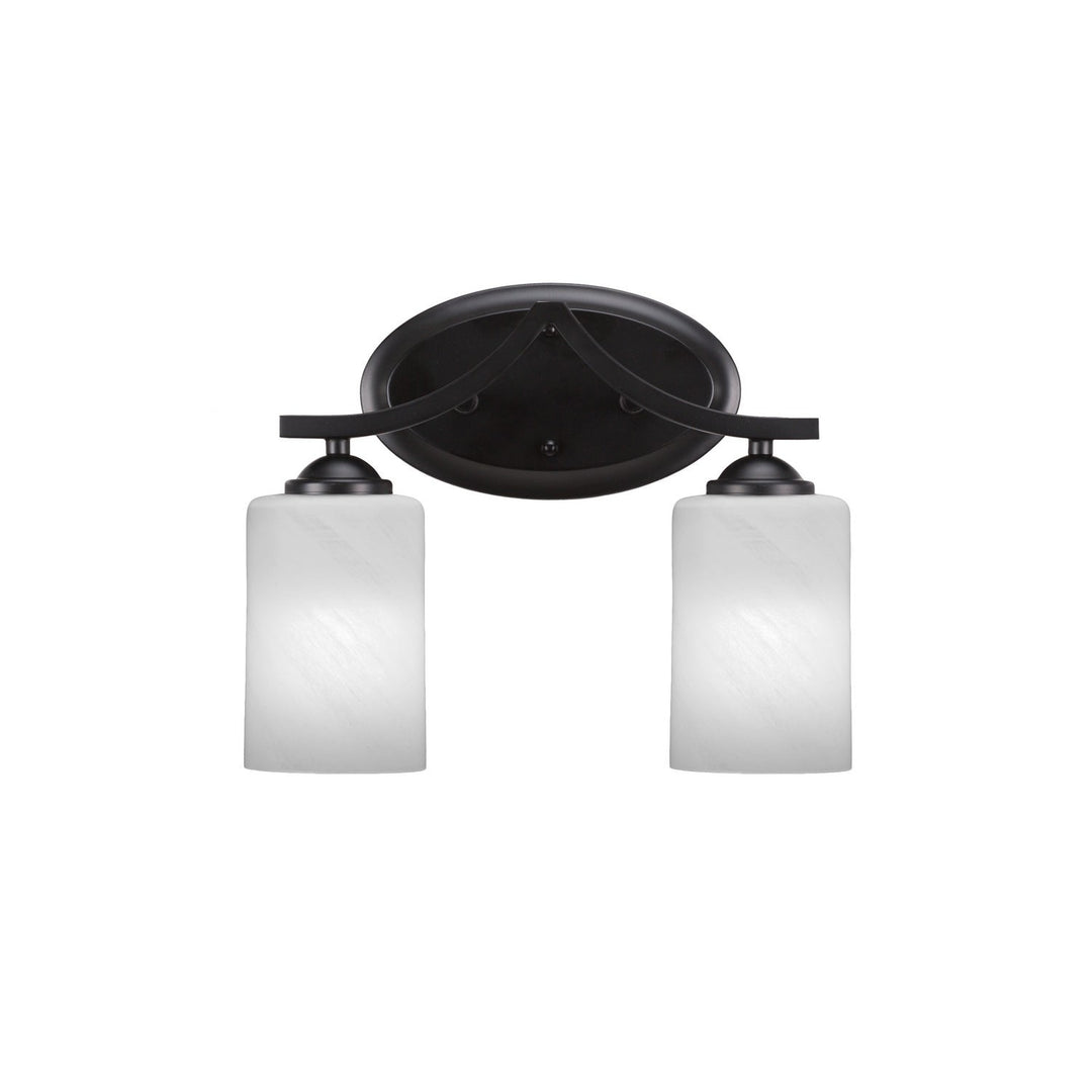 Toltec Zilo 552-mb-3001 Bath Vanity Light 14 in. wide - Matte Black