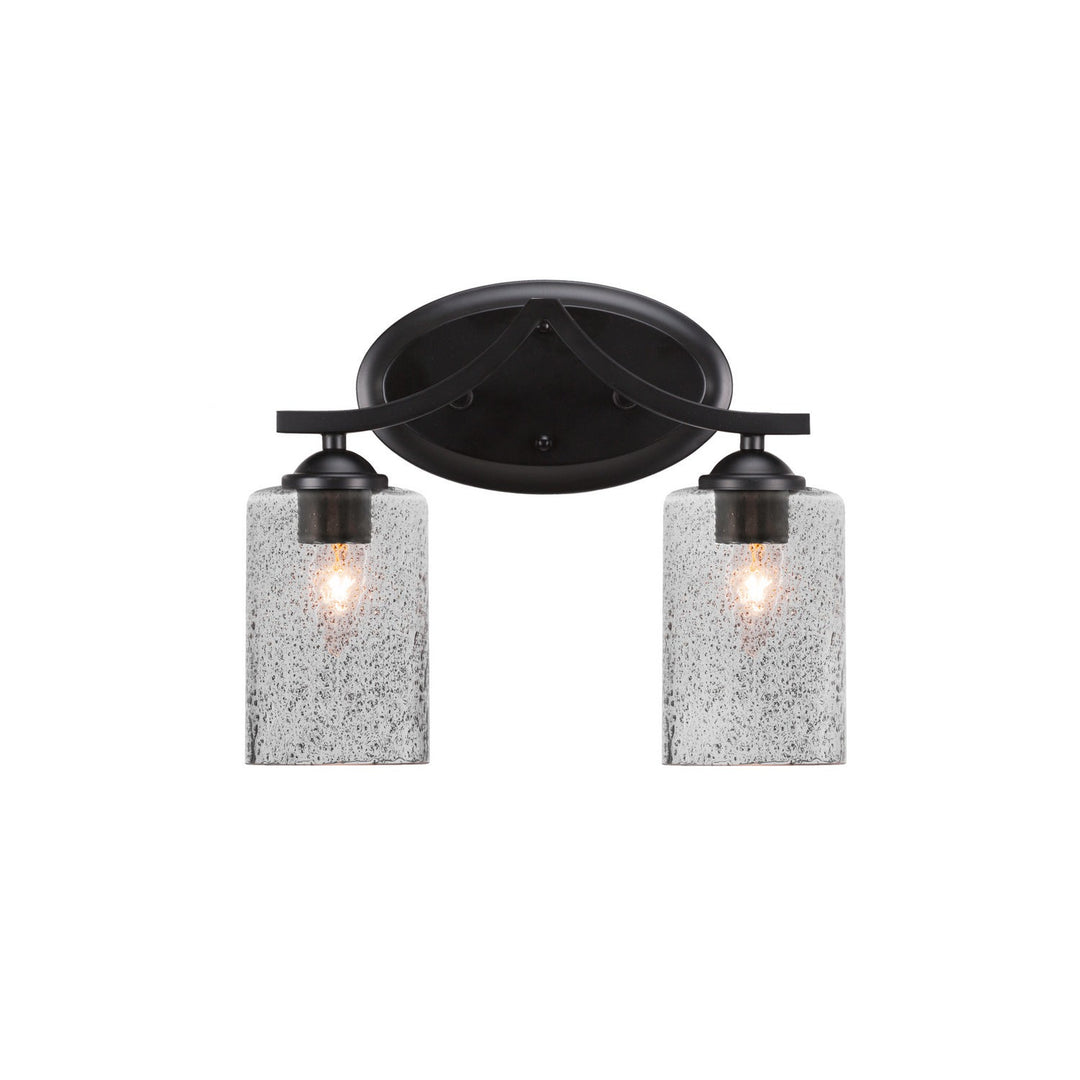 Toltec Zilo 552-mb-3002 Bath Vanity Light 14 in. wide - Matte Black